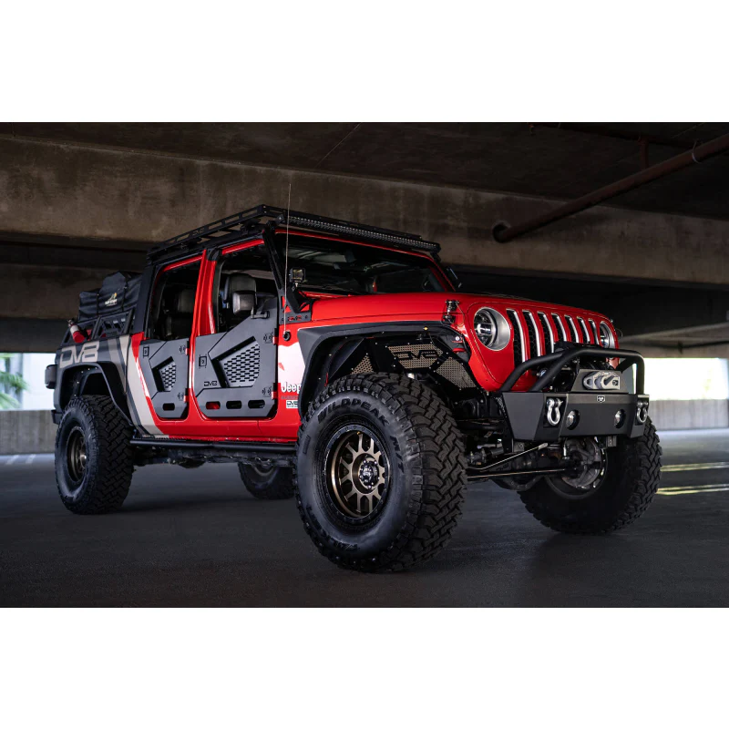 DV8 Offroad 2020-2025 Jeep Gladiator JT Wrangler JL JLU Front 1/2 Doors Model HDJL-02F - Image 9
