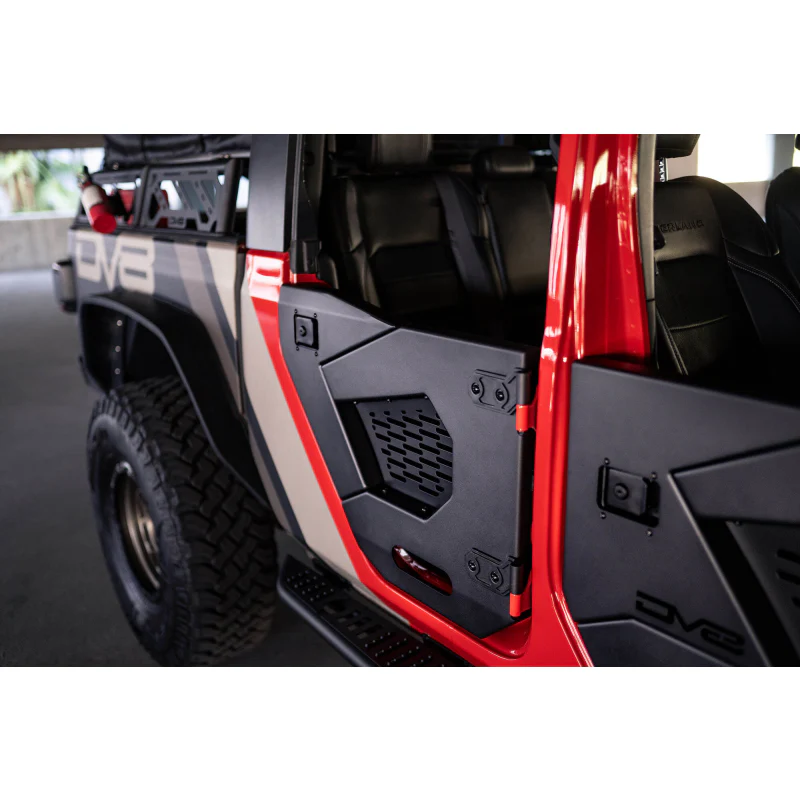 DV8 Offroad 2020-2025 Jeep Gladiator JT Wrangler JLU Rear 1/2 Doors Model HDJL-02R - Image 5