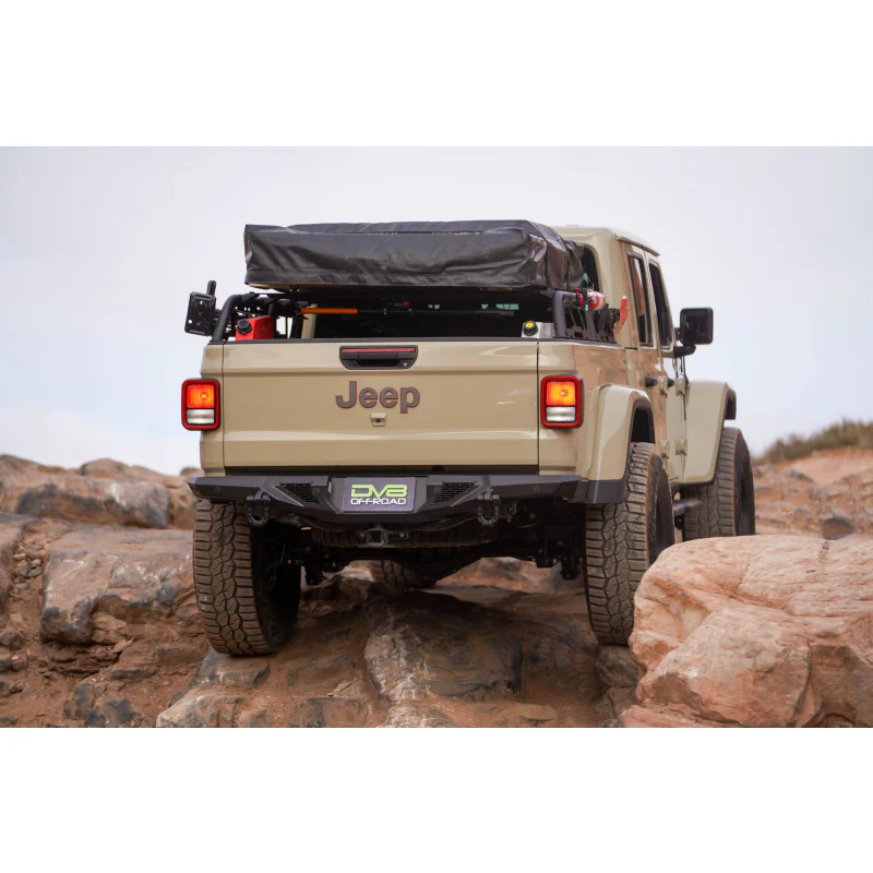 DV8 Offroad 2020-2025 Jeep Gladiator Spec Series Rear Bumper Model RBGL-09 - Image 11