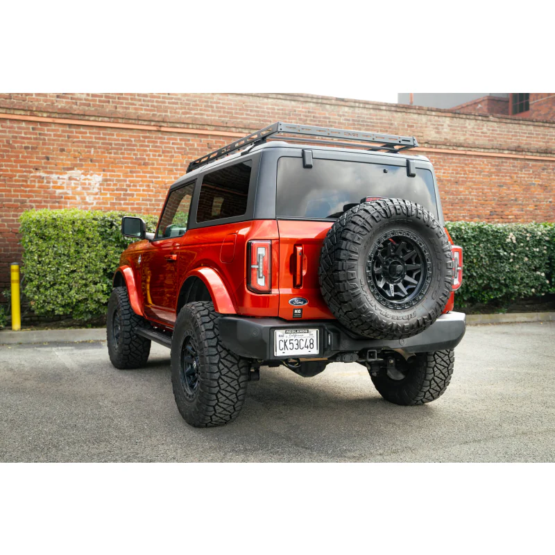 DV8 Offroad 2021-2025 Ford Bronco 2-Door Hard Top Roof Rack Model RRBR-03 - Image 10