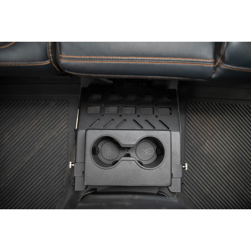 DV8 Offroad 2021-2025 Ford Bronco 4-Door Rear Seat Cup Holder And Molle Panels Model MPBR-07 - Image 4