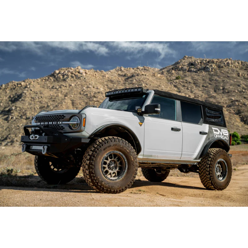 DV8 Offroad 2021-2025 Ford Bronco A-Pillar Dual Light Pod Drop Mounts Model LBBR-08 - Image 2