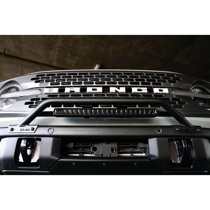 DV8 Offroad 2021-2025 Ford Bronco Factory Bumper Bull Bar Tube Model LBBR-06