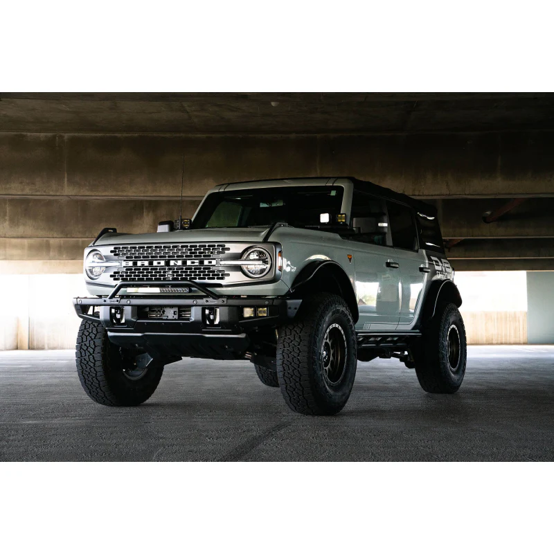 DV8 Offroad 2021-2025 Ford Bronco Factory Bumper Bull Bar Tube Model LBBR-06 - Image 4