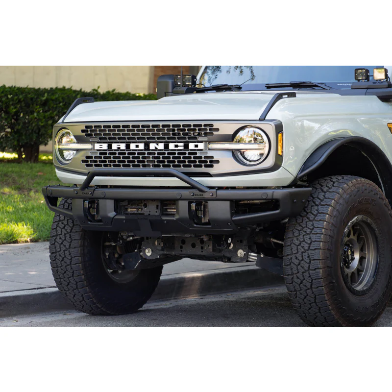 DV8 Offroad 2021-2025 Ford Bronco Factory Front Bumper License Relocation Bracket Model LPBR-02 - Image 11