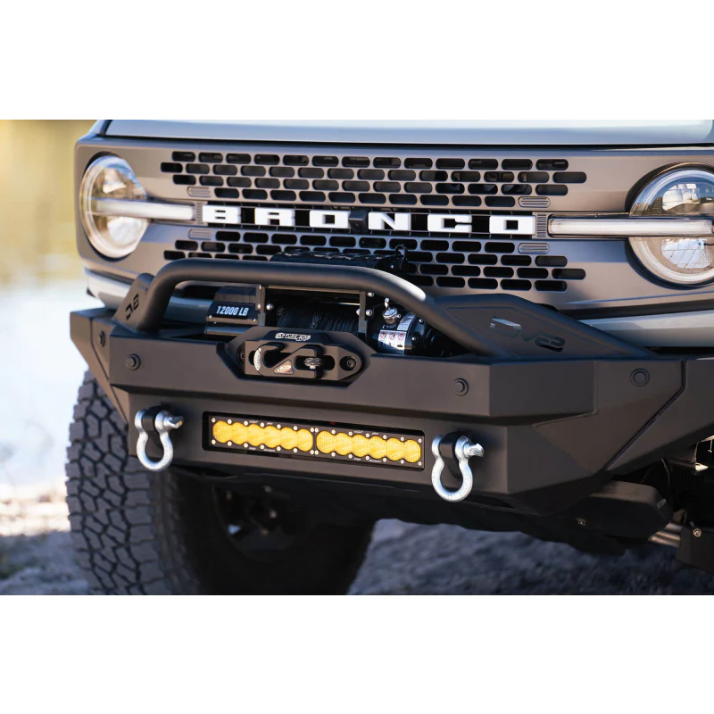 DV8 Offroad 2021-2025 Ford Bronco Fs-15 Series Winch Front Bumper Model FBBR-02 - Image 4