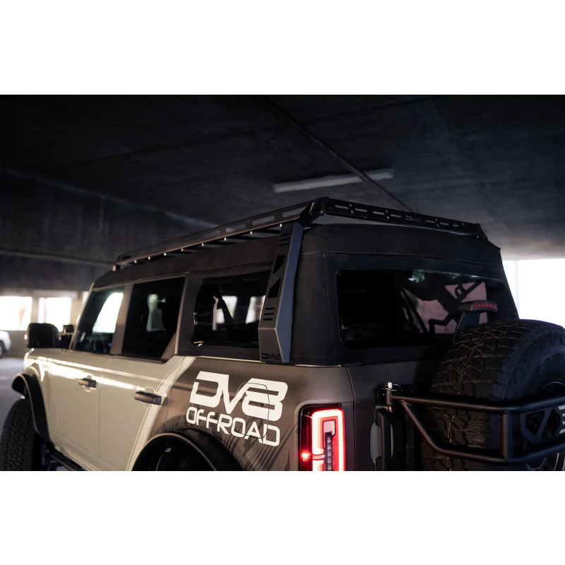 DV8 Offroad 2021-2025 Ford Bronco Soft Top Roof Rack Model RRBR-01 - Image 14
