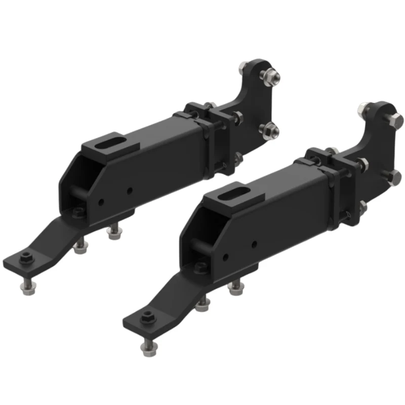 Ex-Guard Kit Extreme-Duty Full-Height Coverage Black Grille Guard Kit w/ Mounting Bracket and Winch Box with Recovery Point Model FX-50BG3-GM2320-MB-20FX-GM23-WB - Image 3