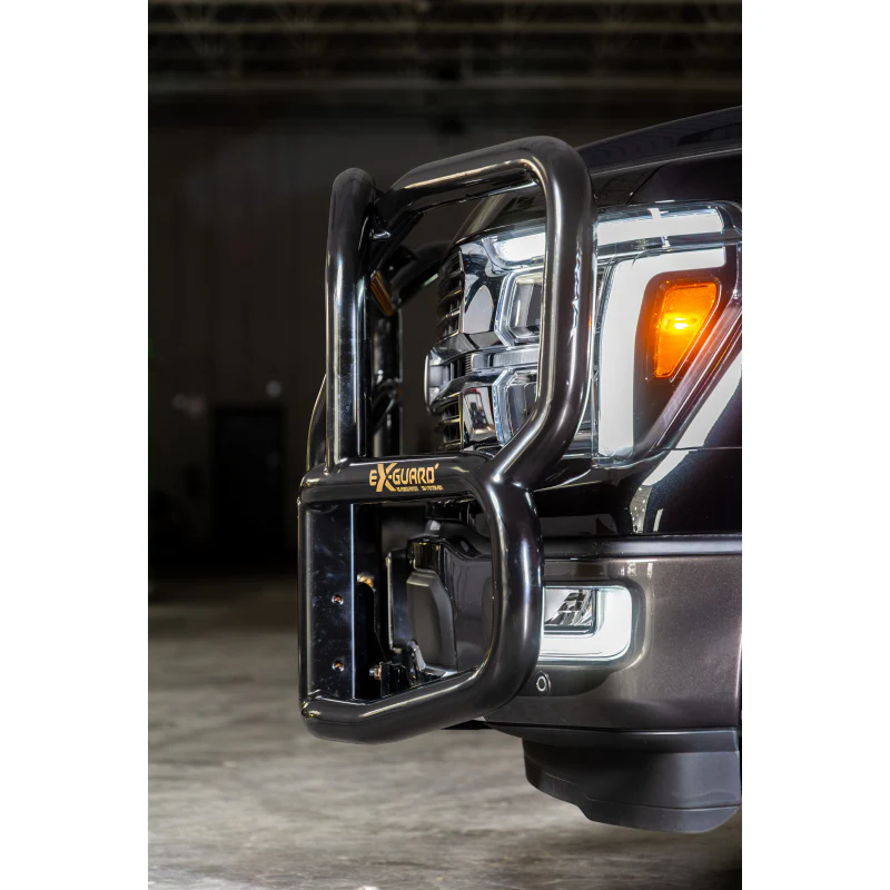 Ex-Guard Kit Extreme-Duty Full-Height Coverage Black Grille Guard Kit w/ Mounting Bracket Model FX-50BG3-FD2517-MB-17FX-FD25 - Image 3