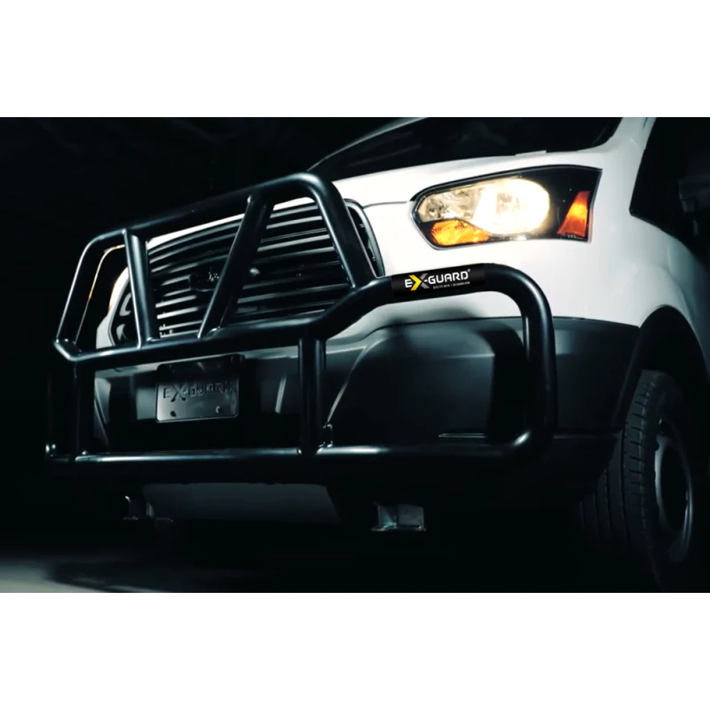 Ex-Guard Kit Extreme-Duty Medium-Height Coverage Black Grille Guard Kit w/ Mounting Bracket Model CV-13FTR-25B-CV-21FTR-BR10 - Image 3