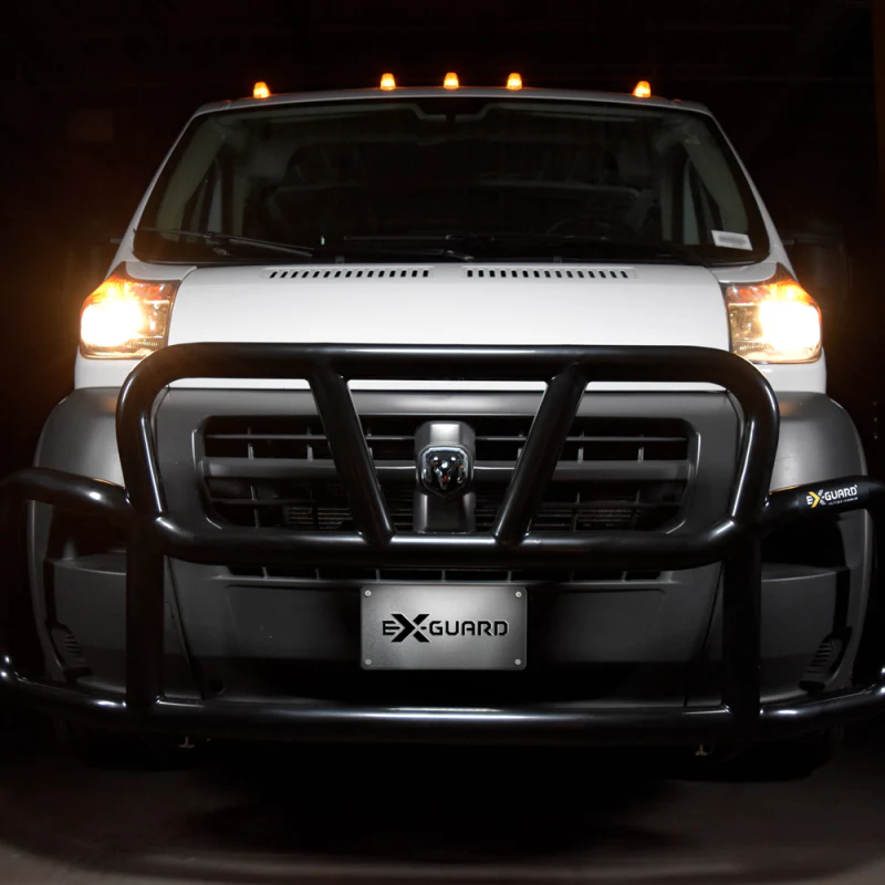 Ex-Guard Kit Extreme-Duty Medium-Height Coverage Black Grille Guard Kit w/ Mounting Bracket Model CV-14RPM-25B-CV-14RPM-BR10 - Image 3
