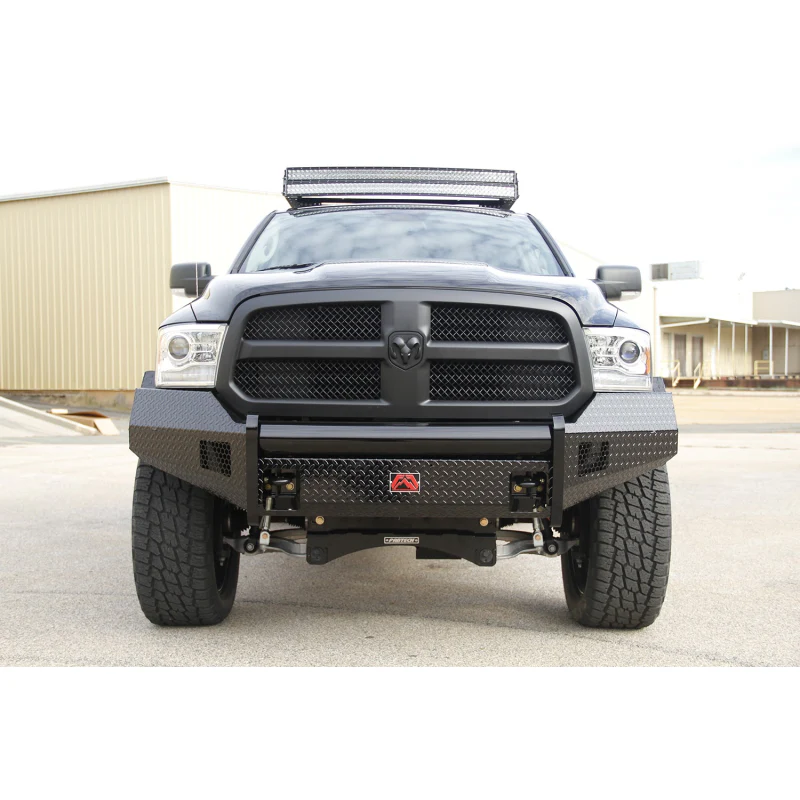 Fab Fours Black Steel Front Bumper Model DR13-K2961-1 - Image 2