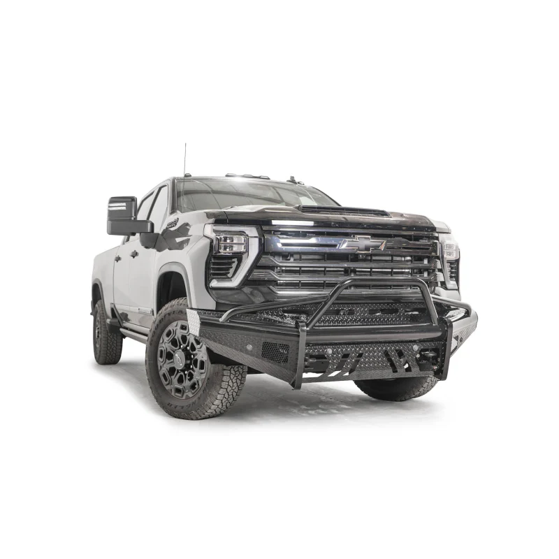 Fab Fours Black Steel Front Bumper; w/Pre-Runner Guard And Tow Hooks Model CH24-S6162-1 - Image 3