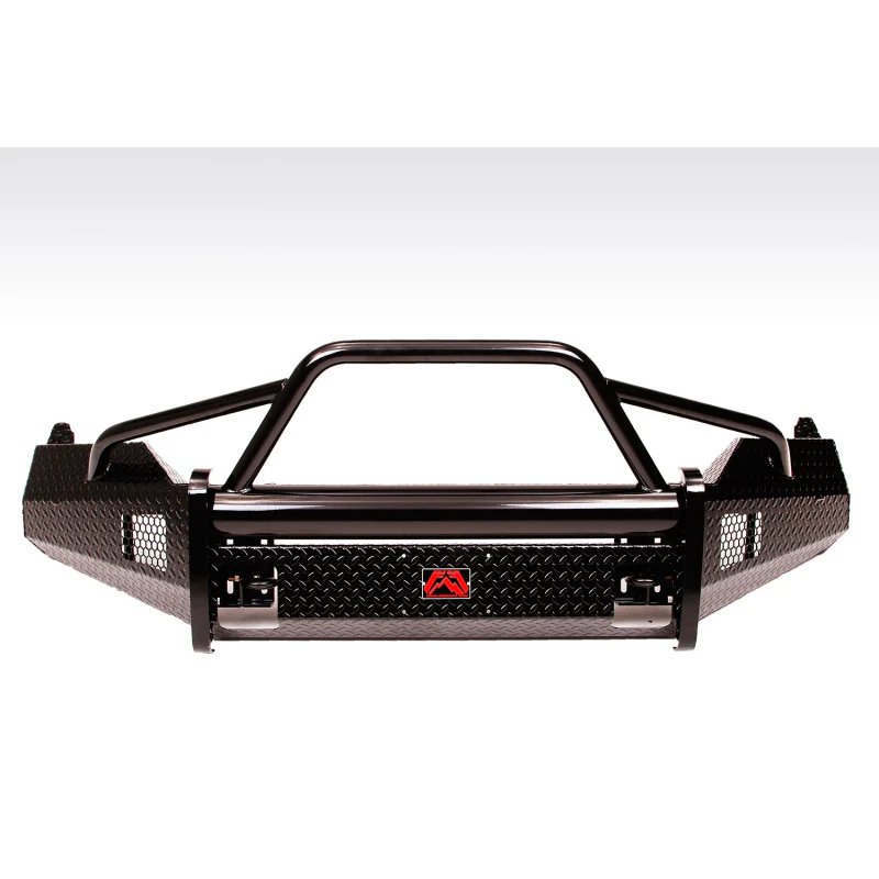 Fab Fours Black Steel Front Bumper w/ Pre Runner Guard Model DR13-K2962-1