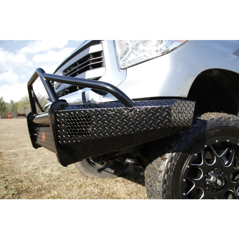 Fab Fours Black Steel Front Bumper w/ Pre Runner Guard Model TT14-K2862-1 - Image 2