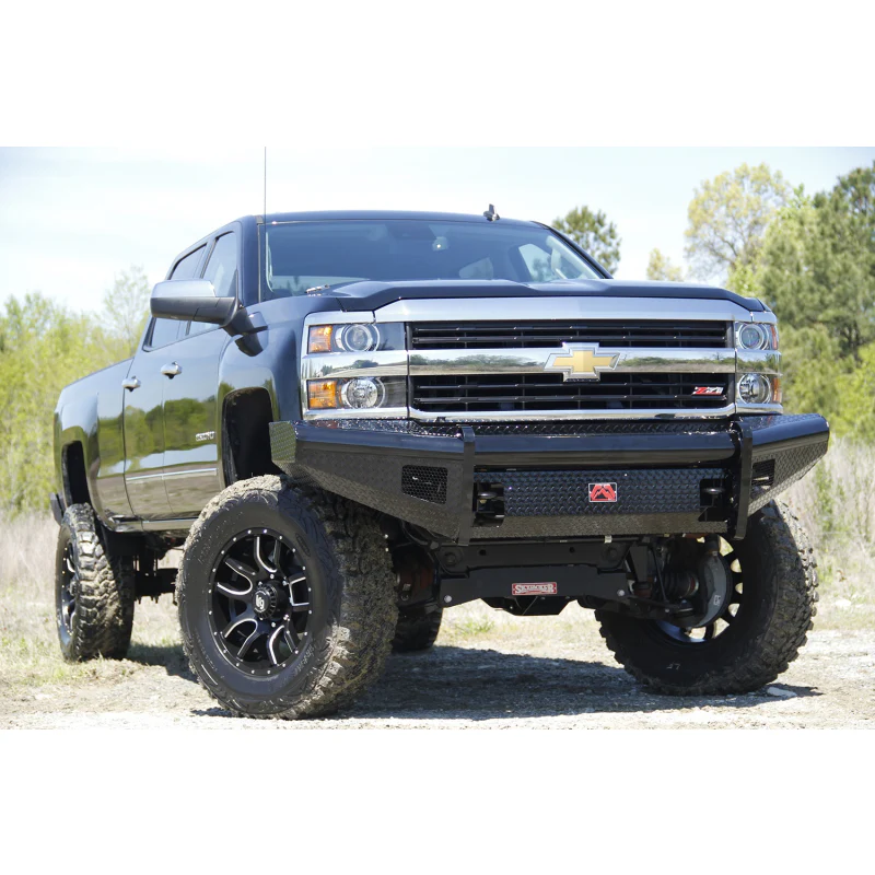 Fab Fours Black Steel Front Ranch Bumper Model CH11-S2761-1 - Image 3