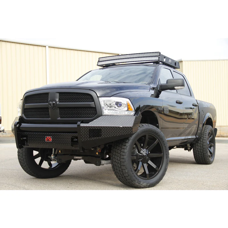 Fab Fours Black Steel Front Ranch Bumper Model DR09-K2461-1