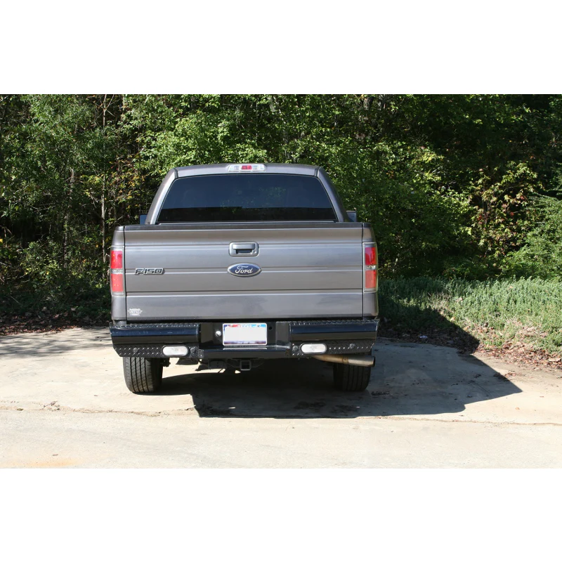 Fab Fours Black Steel Ranch Rear Bumper Model FF09-T1750-1 - Image 3