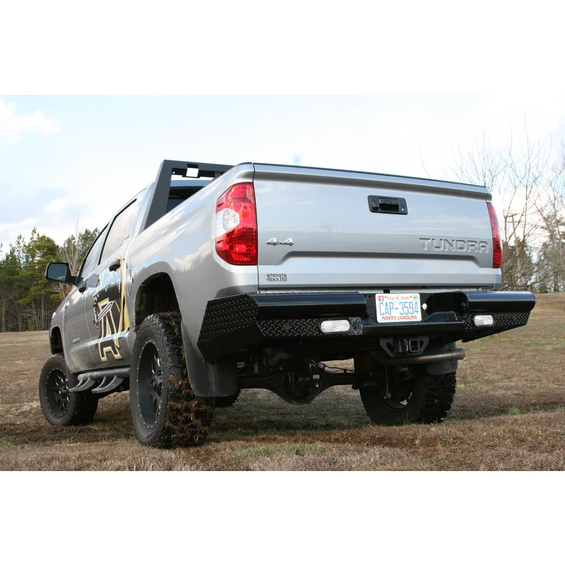 Fab Fours Black Steel Ranch Rear Bumper Model TT14-T2850-1 - Image 3