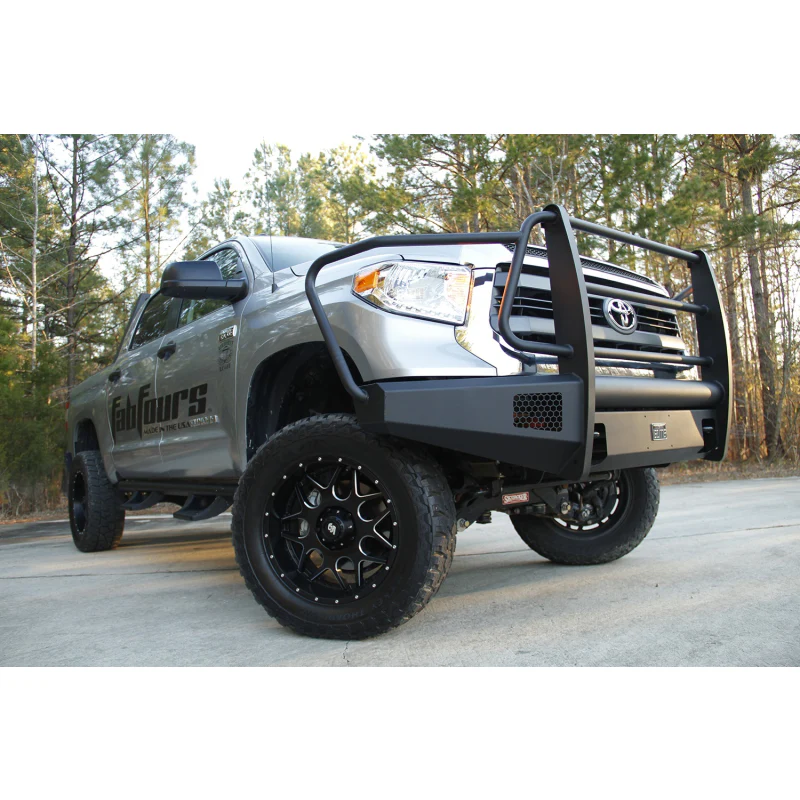 Fab Fours Elite Front Bumper w/ Grille Guard Model TT14-R2860-1 - Image 3