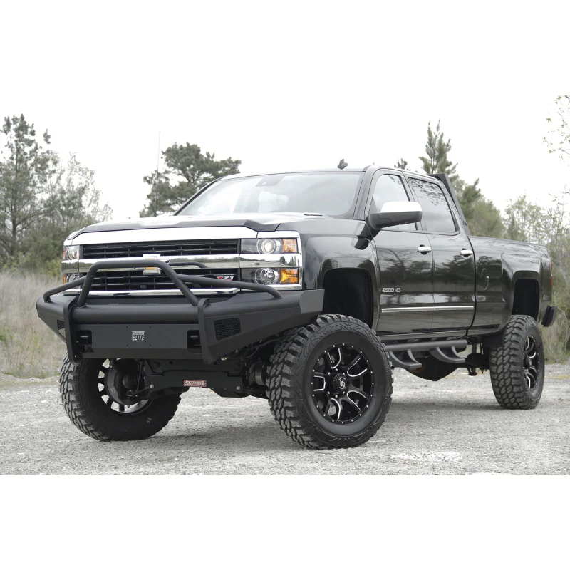 Fab Fours Elite Front Ranch Bumper w/ Pre Runner Guard Model CH14-Q3062-1