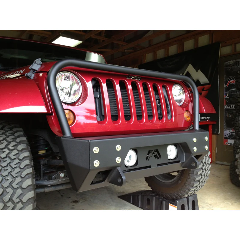 Fab Fours FMJ Stubby Winch Front Bumper Model JK07-B1856-1 - Image 3
