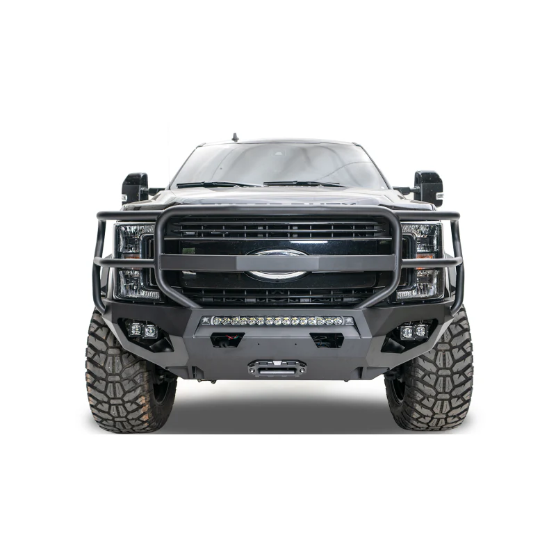 Fab Fours Matrix Front Bumper w/ Full Grille Guard Model FS17-X4150-1