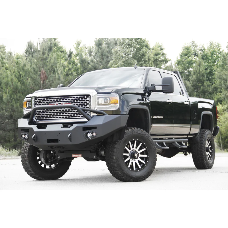 Fab Fours Premium Heavy Duty Winch Front Bumper w/ Pre Runner Guard Model GM14-A3152-1