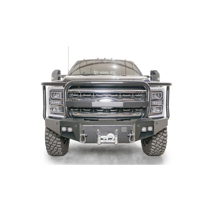 Fab Fours Premium Winch Front Bumper w/ Full Grill Guard Adaptive Cruise Control Compatible Model FS23-A5960-1 - Image 2