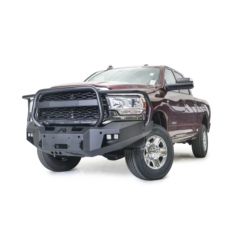 Fab Fours Premium Winch Front Bumper w/ Grille Guard Model DR19-A4450-1