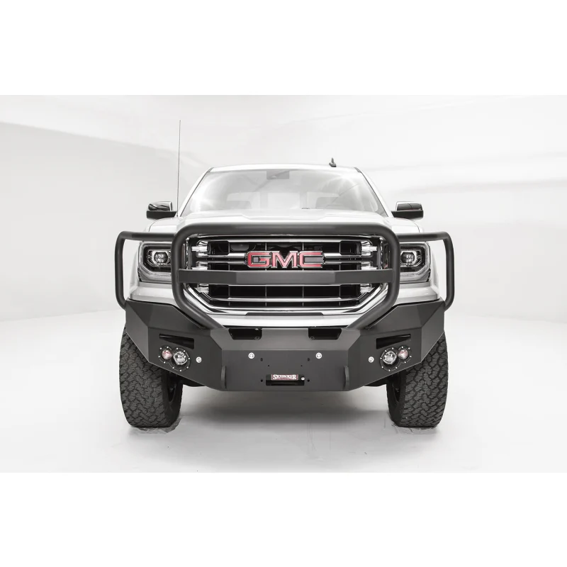 Fab Fours Premium Winch Front Bumper w/ Grille Guard Model GS16-F3950-1 - Image 2