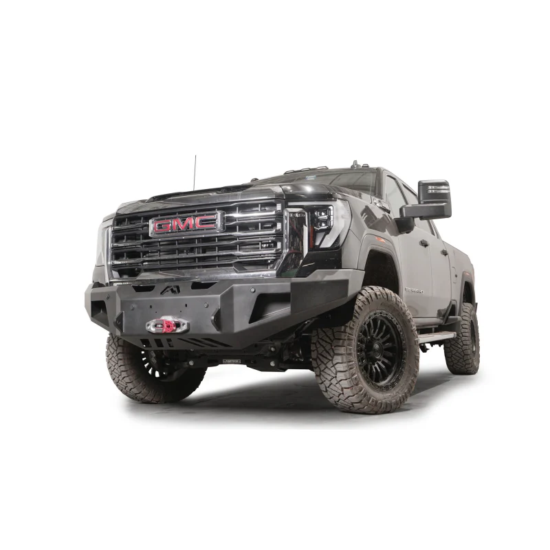 Fab Fours Premium Winch Front Bumper w/ No Guard 2 Stage Black Powder Coat w/ Sensor Model GM24-A6251-1