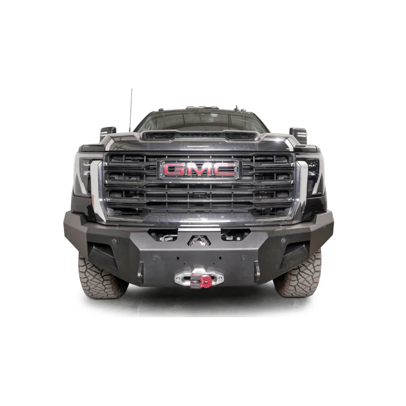 Fab Fours Premium Winch Front Bumper w/ No Guard 2 Stage Black Powder Coat w/ Sensor Model GM24-A6251-1 - Image 2