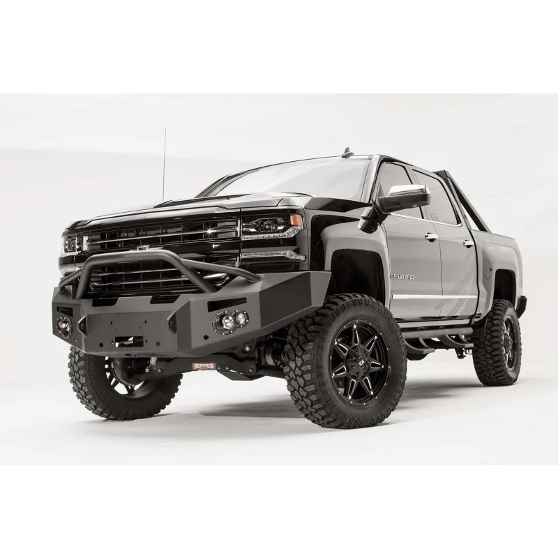 Fab Fours Premium Winch Front Bumper w/ Pre Runner Guard Model CS16-F3852-1