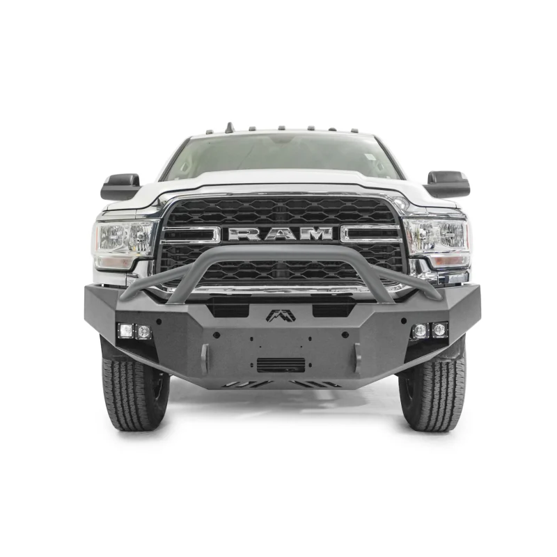 Fab Fours Premium Winch Front Bumper w/ Pre Runner Guard Model DR19-A4452-1