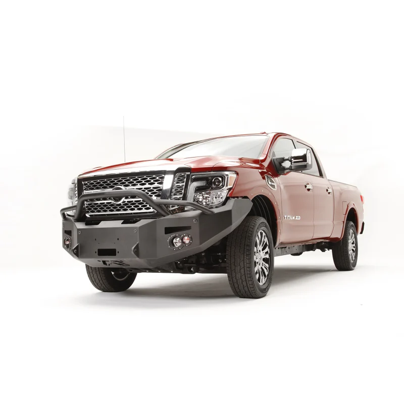Fab Fours Premium Winch Front Bumper w/ Pre Runner Guard Model NT16-F3752-1