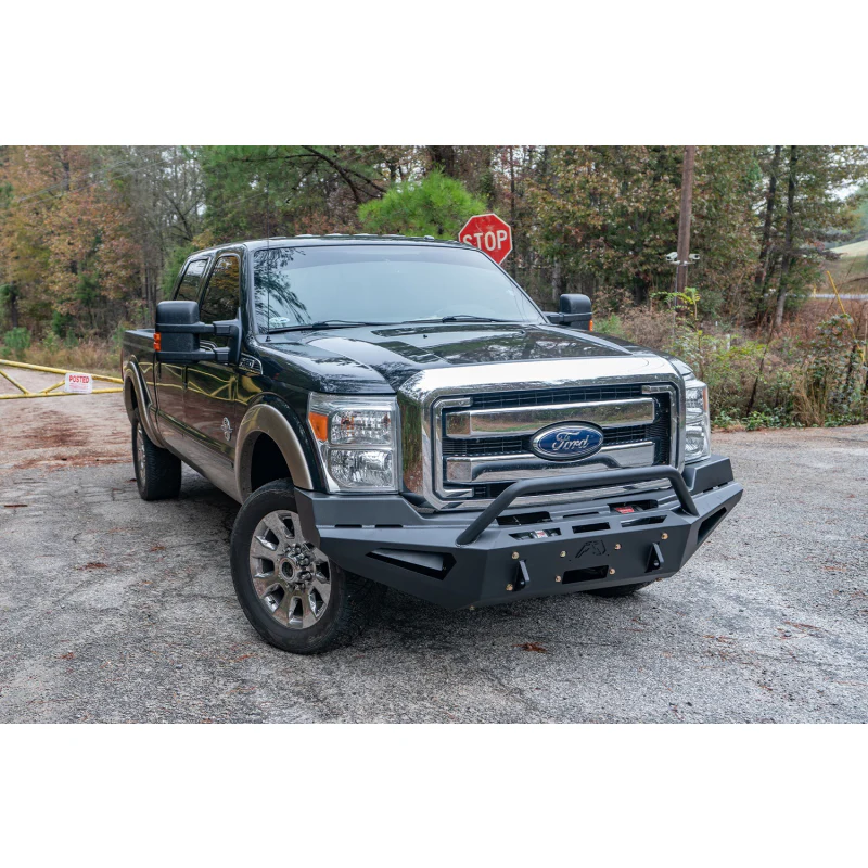 Fab Fours Red Steel Front Bumper w/ Pre Runner Guard Model FS11-RS2562-1 - Image 2