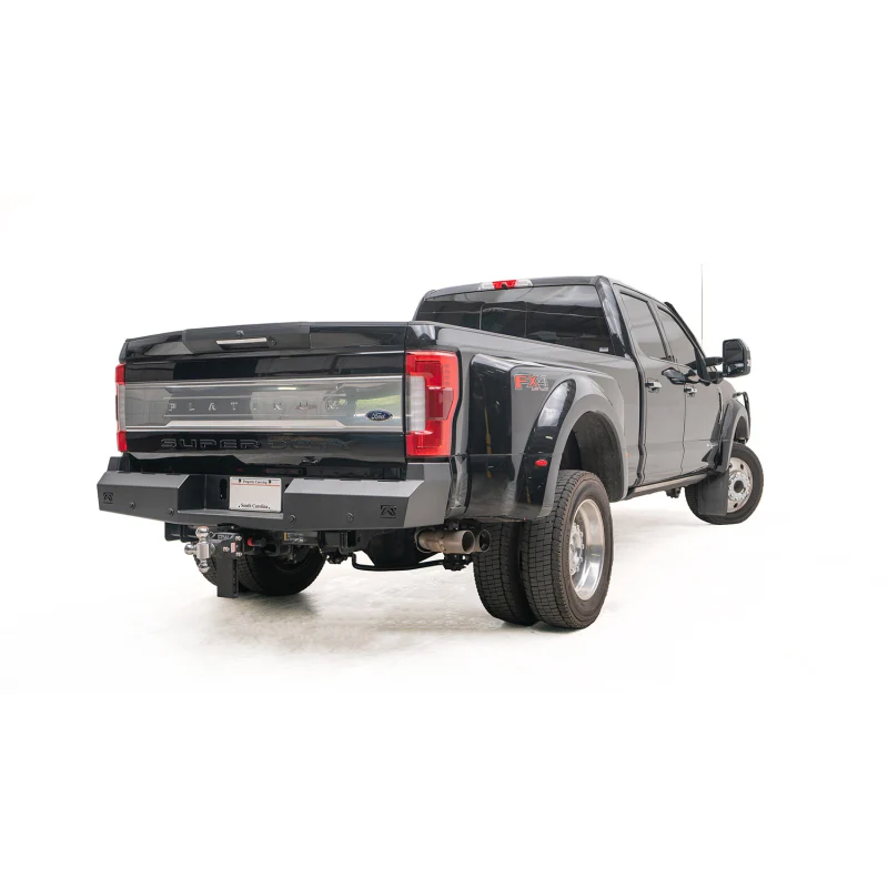 Fab Fours Red Steel Rear Bumper Model FS17-RT4150-1