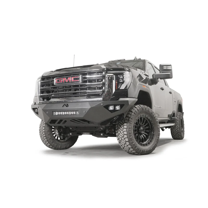 Fab Fours Vengeance Front Bumper w/ No Guard 2 Stage Black Powder Coat Model GM24-V6251-1