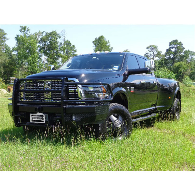 Ranch Hand Sport Series Winch Ready Front Bumper W/ Grille Guard Fits Select 10-18 Dodge/Ram 2500/3500 Model FBD105BLRS - Image 5