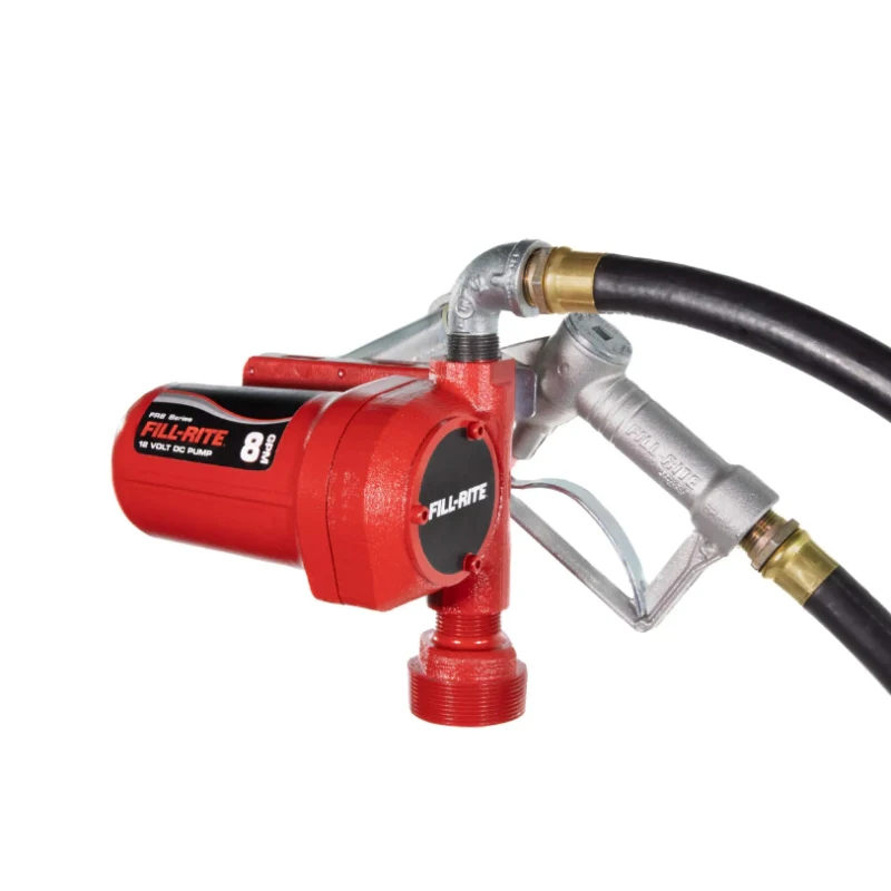 Fill-Rite 8 GPM 12V DC Transfer Tank Pump with Nozzle Model FR8 - Image 2