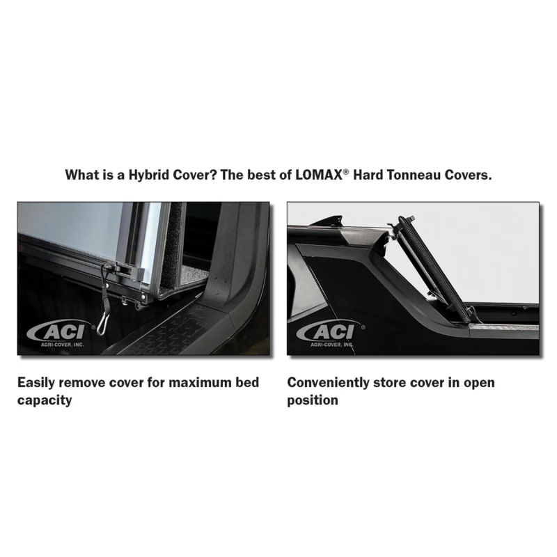 Access LOMAX™ Stance™ Hard Tri-Fold Cover Black Urethane Finish Single Rail Model G3060209 - Image 9