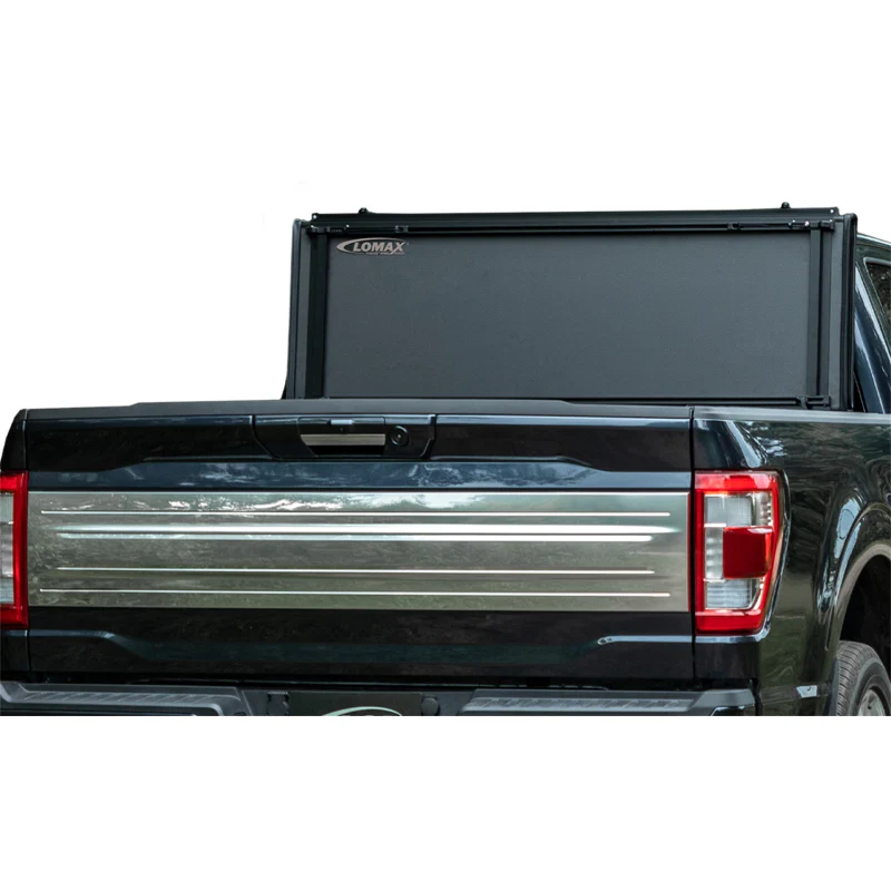 Access LOMAX™ Stance™ Hard Tri-Fold Cover Carbon Fiber Finish Single Rail Model G5020059