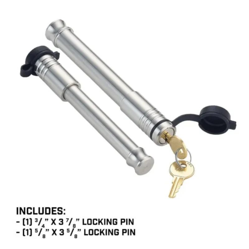 GEN-Y 2 Pack Mixed - (1) 3/4" x 3-7/8" Span Hitch Lock & (1) 5/8" x 3-5/8" Span 3.0" Receiver Lock - 4 Keys Included Fitment: Mega Duty 32K - Boss 32K Model GH-103912 - Image 2