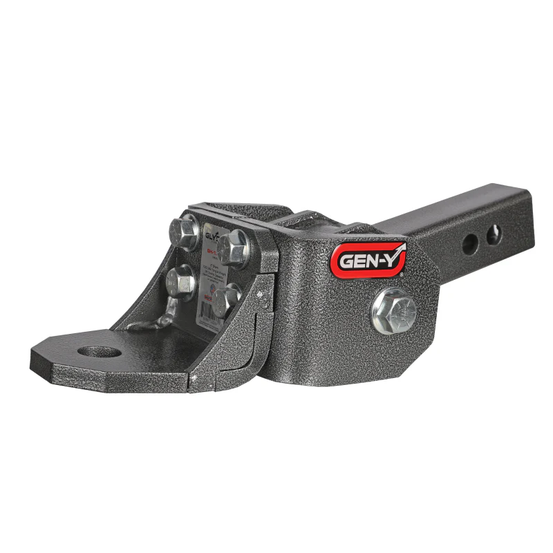 GEN-Y GLYDER TORSION-FLEX 2" Shank 2" drop .4K - .7K TW 7K Hitch & Ball Platform with 1" Diameter Mounting Hole Model GH-12001