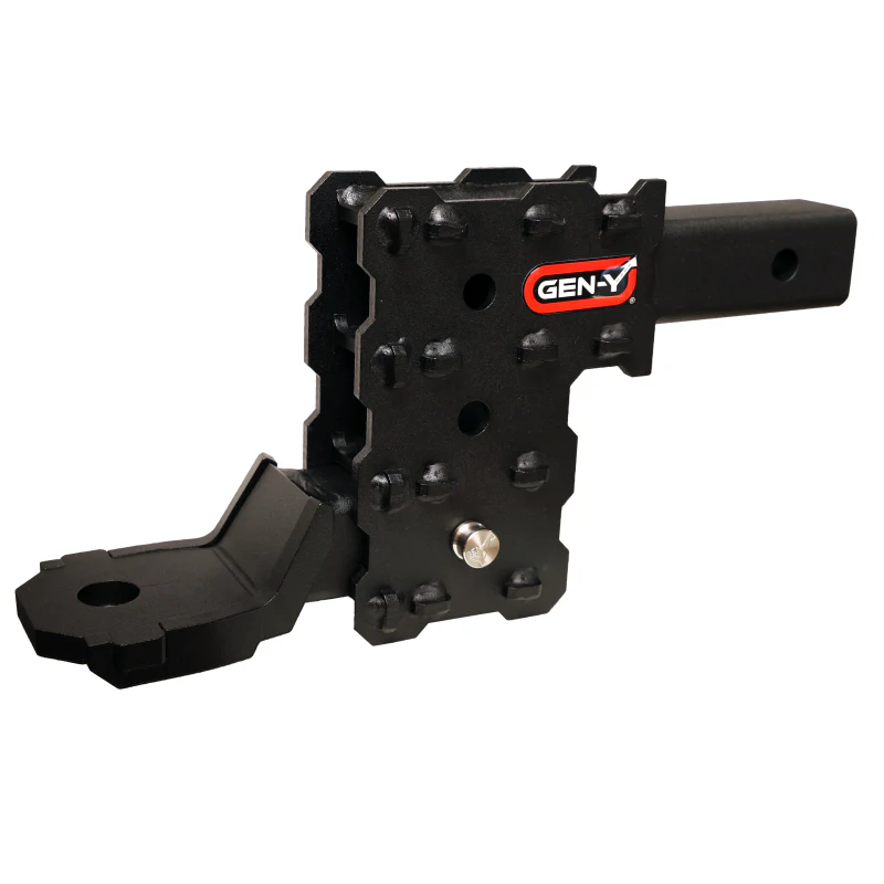 GEN-Y PHANTOM-X 2" Solid Shank - 4.5" Drop - 1K TW - 10K Hitch - Platinum Ball Mount (GH-103705) Model GH-2613XP