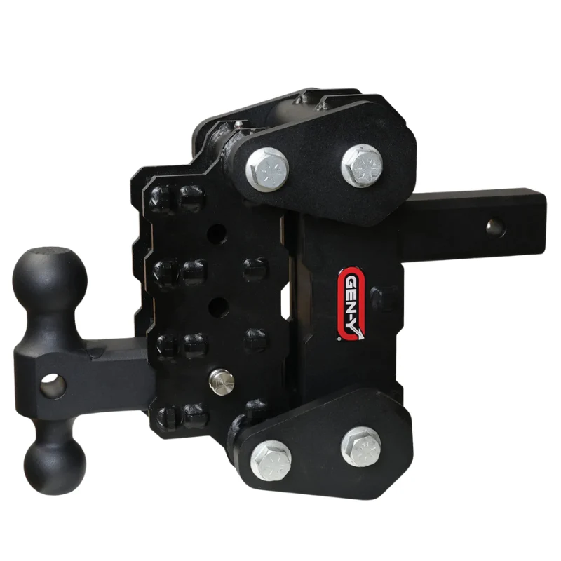 GEN-Y Phantom-XT TORSION-FLEX 2" Shank 4.25" Drop 1K TW 10K Hitch and GH-031 Dual-Ball Model GH-104176XT
