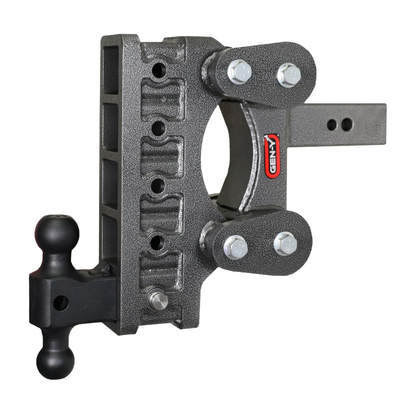 GEN-Y The BOSS TORSION-FLEX 2.5" Shank 9" Drop 3.5K TW 32K Hitch & GH-0161 Dual-Ball Model GH-2115