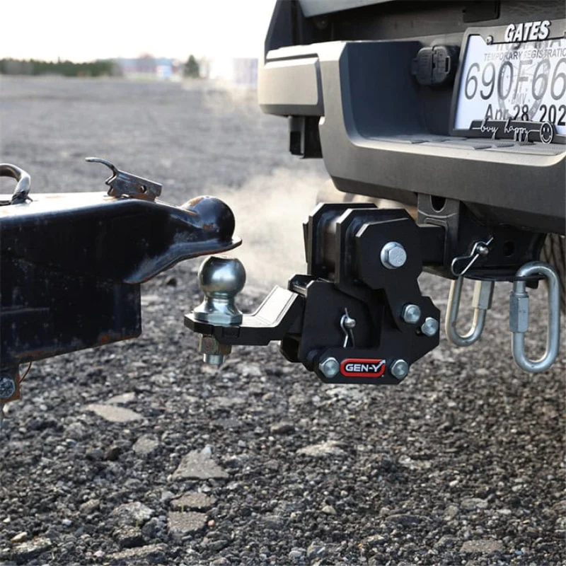 GEN-Y VOYAGER Hitch w/ Platinum Ball Mount (GH-103705) - 5.75" Tube - 7K Overall Towing Capacity - 1000 LB Towing Tongue Weight Capacity - 500 LB Cargo Tongue Weight Capacity @ 24" From Pin C/L to Cargo C/L Model GH-26012 - Image 3