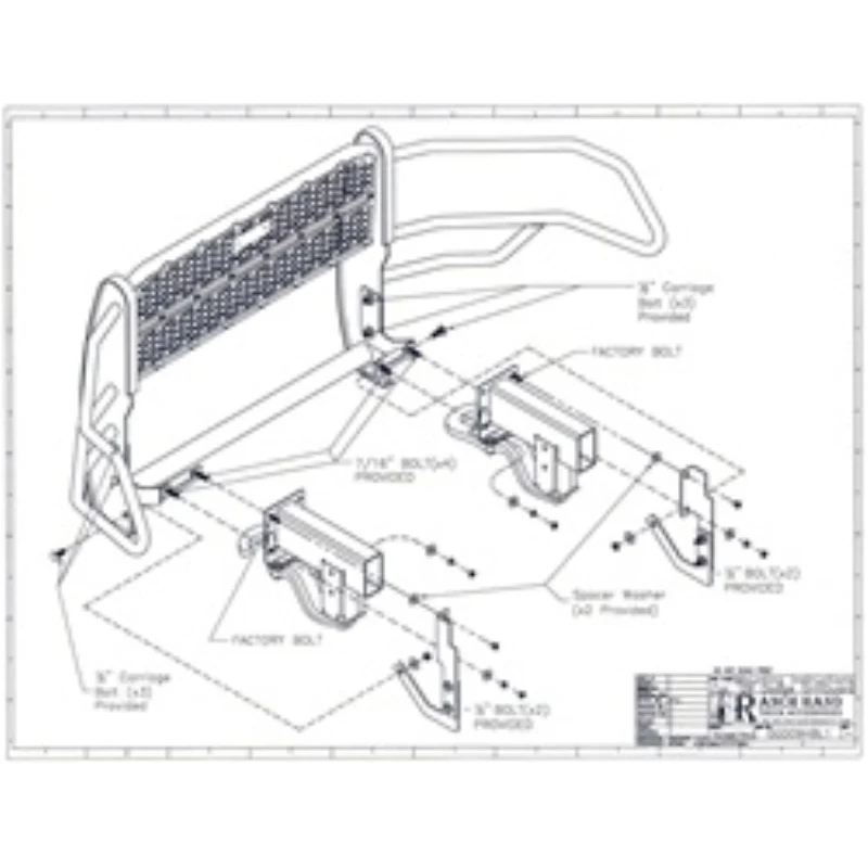 Ranch Hand Legend Series Grille Guard Fits Select 09-24 Dodge/Ram 1500 Model GGD09HBL1 - Image 5